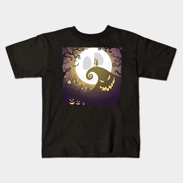 Nightmare before...Halloween Kids T-Shirt by LanfaTees